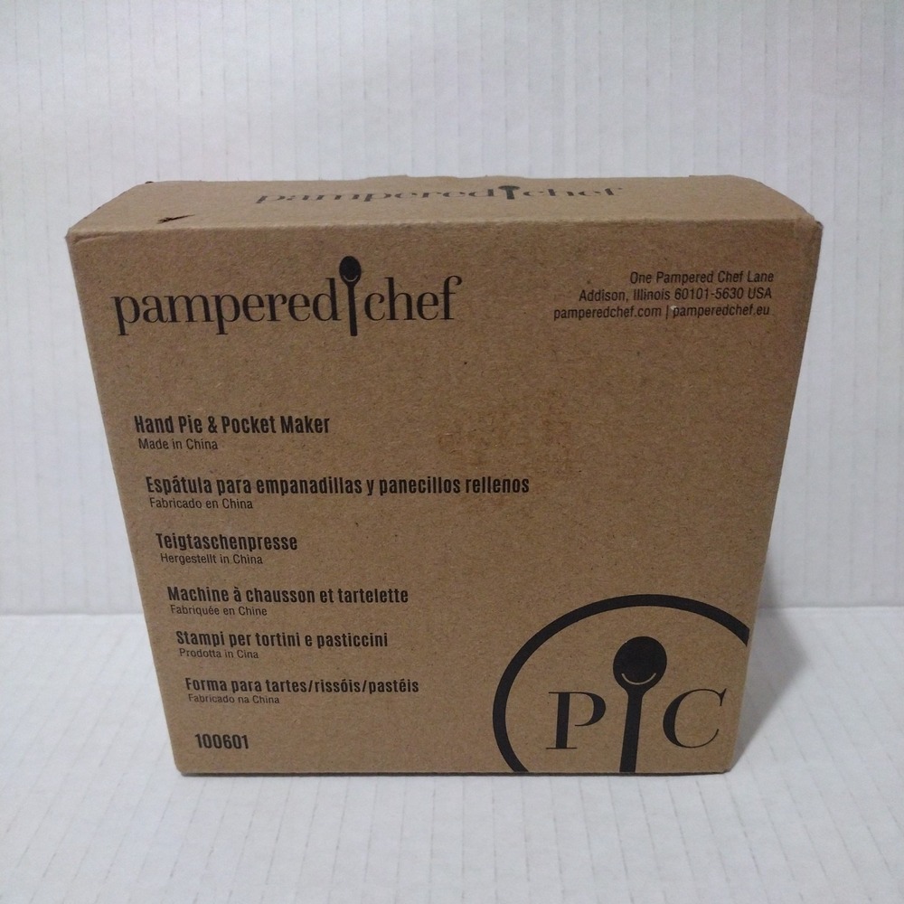 New Pampered Chef Hand Pie and Pocket, Dumpling, Pot Sticker Maker  #100601